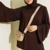 Shoulder Padded Wide Sleeve Tunic