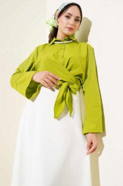 Front Tie Short Shirt