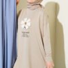 Daisy Patch Tunic Beige