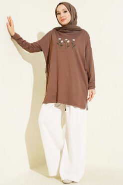 Vista alternativa de Embroidered Daisy Tunic