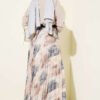 Authentic Patterned Pleated Belted Skirt - Afbeelding 3