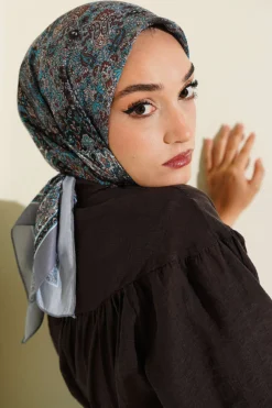 Alternative Ansicht von Authentic Patterned Scarf Grey