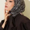 Authentic Patterned Scarf Beige – Bild 2