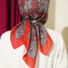 Authentic Patterned Scarf Pomegranate Blossom - Imagen 3
