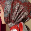 Authentic Patterned Scarf Pomegranate Blossom - Imagen 4