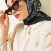 Authentic Patterned Scarf Black - Afbeelding 2