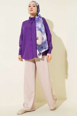 Alternatieve weergave van Oversize Shirt Purple