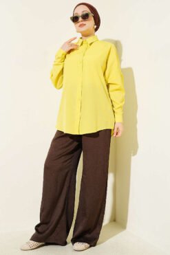 Alternatieve weergave van Oversize Shirt Yellow