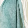 ⁦Soft Paisley Motif Scarf Mint⁩ - الصورة ⁦4⁩