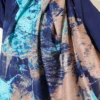 Palette Pattern Shawl Navy Blue - immagine 4