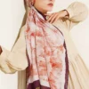 Bamboo Crinkle Shawl Plum - immagine 2