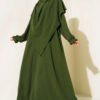 Veiled Wide Abaya Khaki