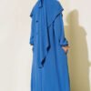 Veiled Wide Abaya Indigo – Image 3
