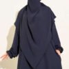 Veiled Wide Abaya Navy Blue - immagine 2