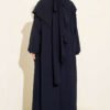 Veiled Wide Abaya Navy Blue - immagine 3