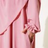 Veiled Wide Abaya Powder Pink - Afbeelding 4