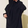 Veiled Wide Abaya Black - Image 2