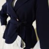 ⁦Pleated Detail Double Set Navy Blue⁩ - الصورة ⁦4⁩