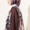 Poppy Pattern Modal Shawl Mink - Image 3