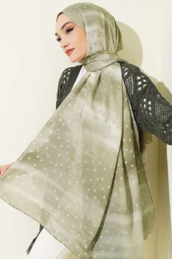 Polka Dot Gradient Shawl