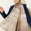 Polka Dot Gradient Shawl Beige