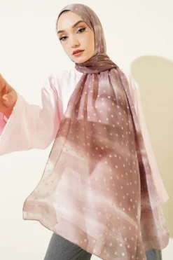 Polka Dot Gradient Shawl