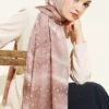 Polka Dot Gradient Shawl Brown - immagine 2
