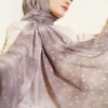 Polka Dot Gradient Shawl Mink