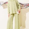 Striped Two-Piece Set with Sequin Detail