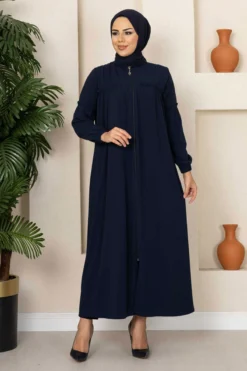 Robalı Young Modest Coat Navy Blue