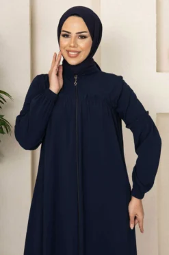 منظر بديل لـ Robalı Young Modest Coat Navy Blue