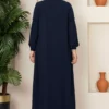 Robalı Young Modest Coat Navy Blue - الصورة 5