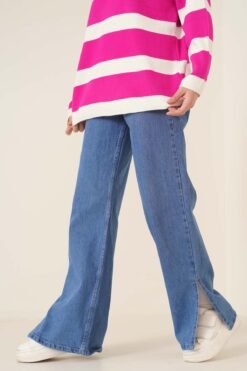 Vista alternativa de Loose Split Mid Jeans