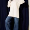 Grapevine Embossed Soft Knit Tunic Ecru – Image 2