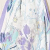 Ivy Pattern Bamboo Crinkle Shawl Lilac – Image 4