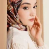 Twisted Pattern Elegance Scarf Purple