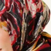 Twisted Pattern Elegance Scarf Black - Afbeelding 4
