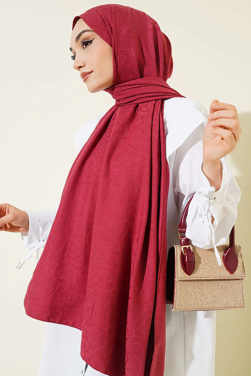 Twisted Pattern Cotton Ayrobin Scarf