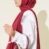 Twisted Pattern Cotton Ayrobin Scarf - immagine 3