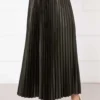 ⁦Sena Pleated Skirt Khaki⁩ - الصورة ⁦4⁩