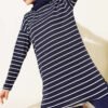 Striped Tunic Navy Blue