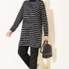 Striped Tunic Black – Image 2