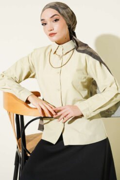 Slim Fit Basic Short Shirt