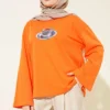 Turkish Coffee Printed Tunic Orange