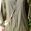 Stone Striped Modal Two-Piece Set Khaki – Image 4