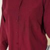 One Pocket Loose Shirt Burgundy – Image 4