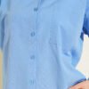 ⁦One Pocket Loose Shirt Blue⁩ - الصورة ⁦4⁩