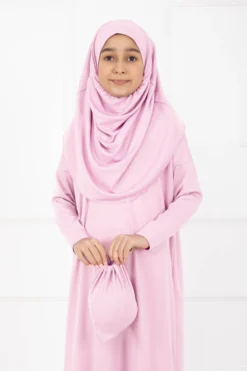 Alternatieve weergave van Modest Kids Prayer Dress Powder Pink