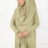 Modest Kids Prayer Dress Green – Bild 2
