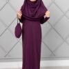 Modest Kids Prayer Dress Fuchsia